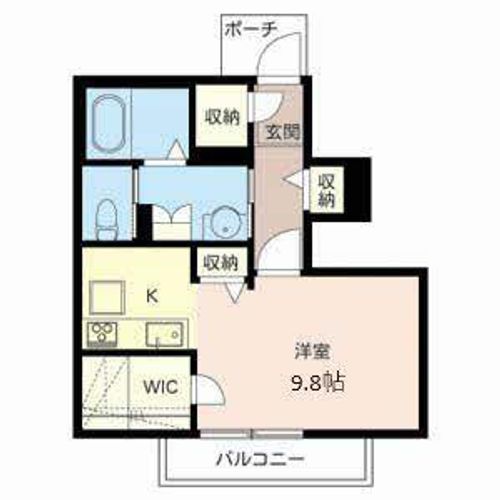 ShaMaison Okamoto Hills B0103の間取り