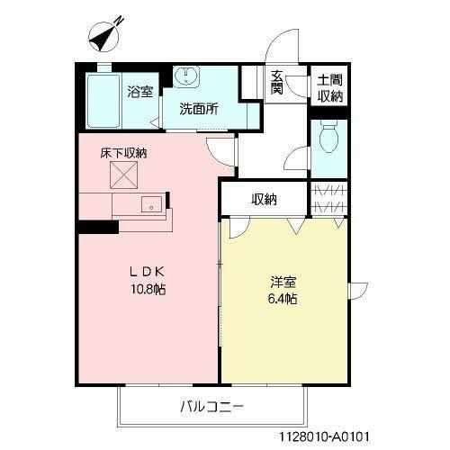 グレイス アコ-ドA0101の間取り