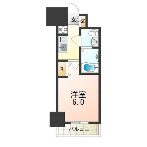兵庫県尼崎市立花町1丁目(マンション)の賃貸物件の間取り