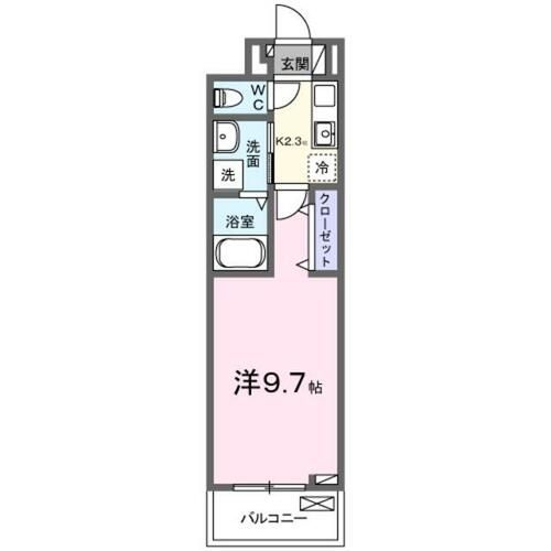 リエゾン学園前の間取り