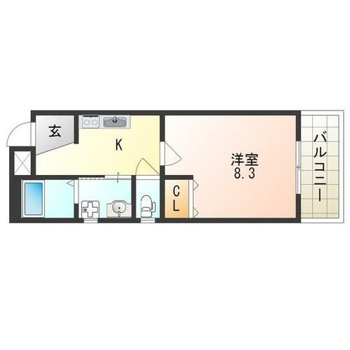 クローバーハイツ鷹合の間取り