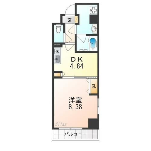 ベルドミール洛南の間取り