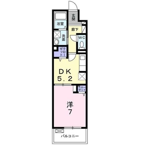 プリムローズ桂川の間取り