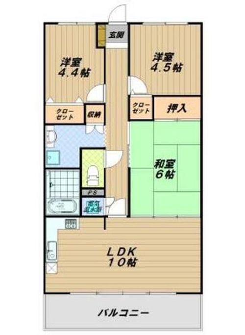 ウィンズ弐番館の間取り