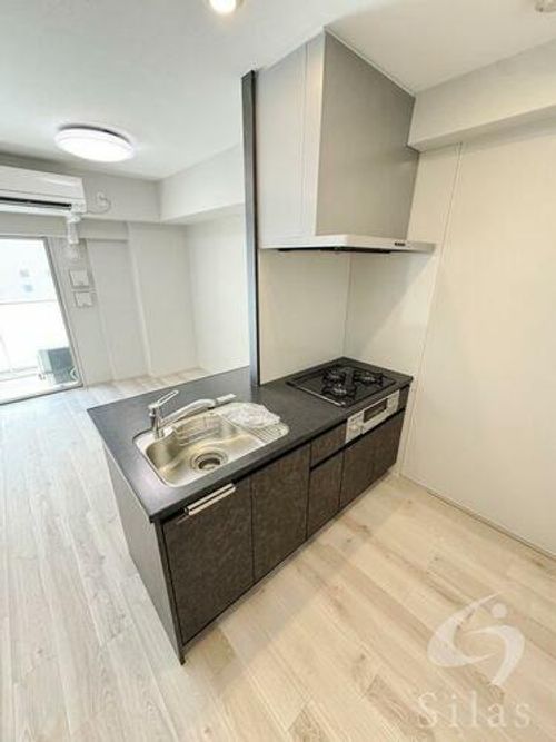 兵庫県西宮市中前田町(マンション)の賃貸物件のキッチン