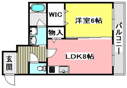 Oak中穂積の間取り