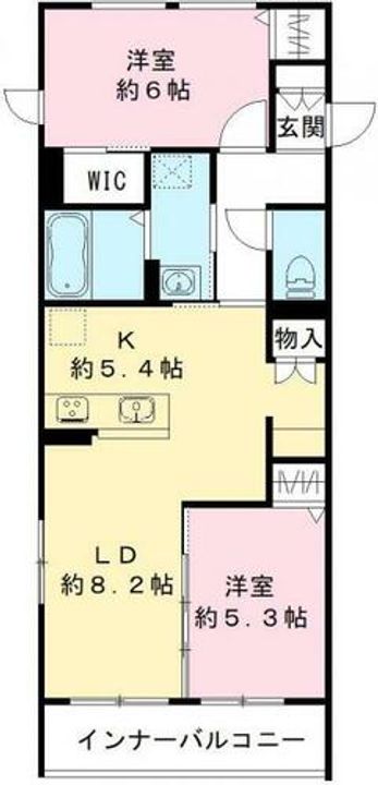ティーメゾン グリシーヌ S棟の間取り