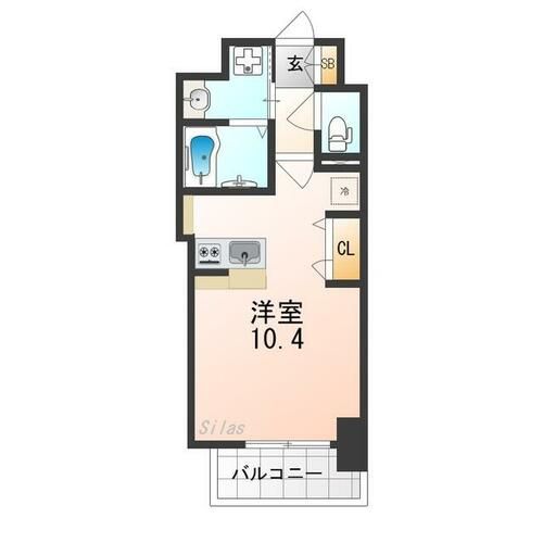 S-RESIDENCE堺altklasの間取り