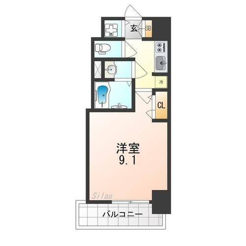 S-RESIDENCE堺altklasの間取り