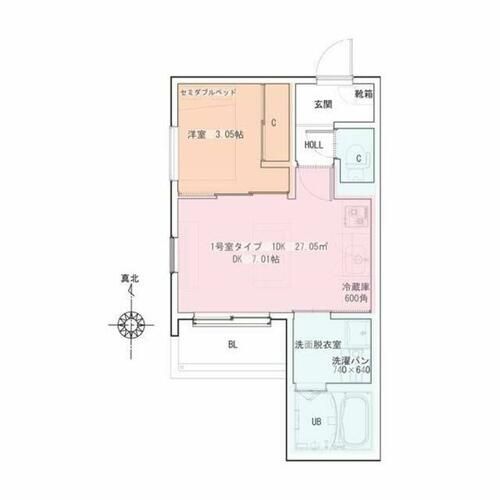 REGALEST五条大宮の間取り