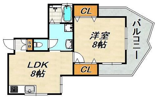 ロジェ板宿の間取り