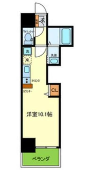 大阪府池田市栄本町(マンション)の賃貸物件の間取り