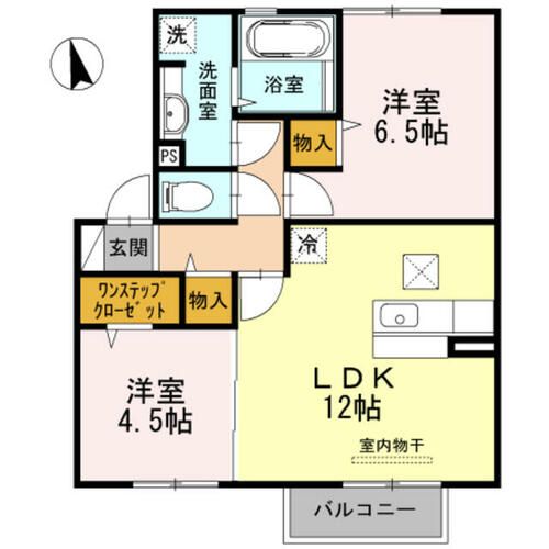 兵庫県尼崎市額田町(アパート)の賃貸物件の間取り