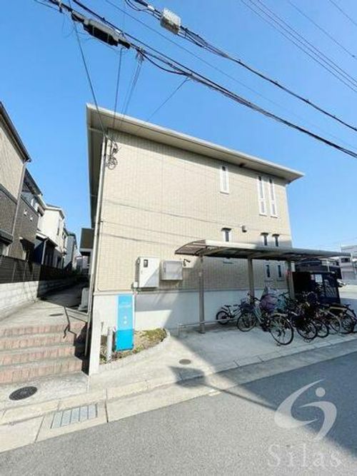 兵庫県尼崎市額田町(アパート)の賃貸物件の玄関