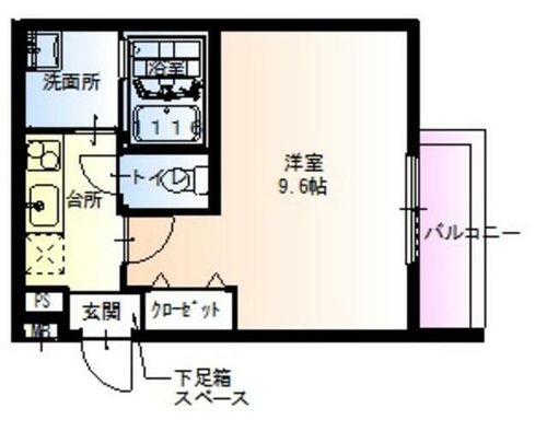 大阪府守口市大日東町(アパート)の賃貸物件の間取り