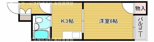 メゾンド針中野405の間取り
