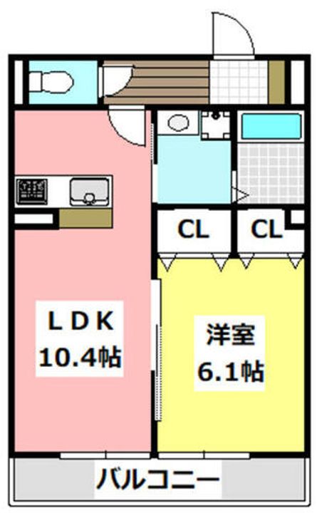 アルカディア舟木町303の間取り