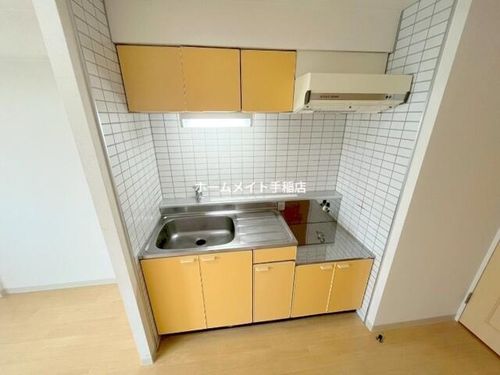北海道札幌市手稲区手稲本町一条4丁目(マンション)の賃貸物件のキッチン