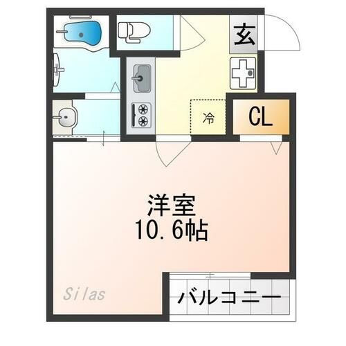 EN西ノ京二条の間取り