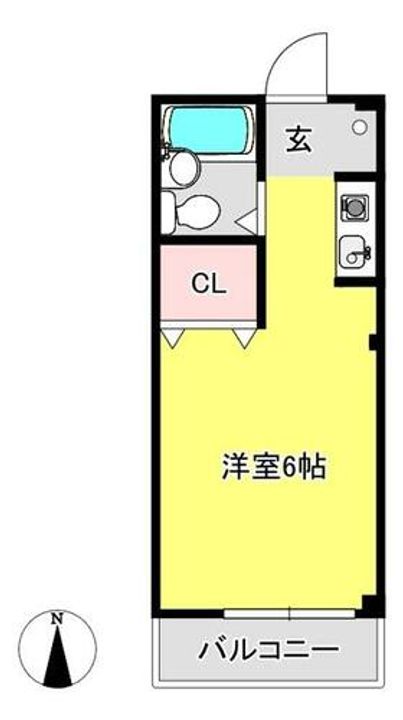 セブンハイツ3-Hの間取り