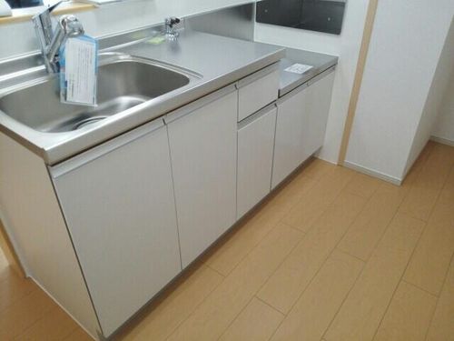 大阪府大阪市東住吉区公園南矢田4丁目(アパート)の賃貸物件のキッチン