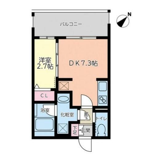 ヴィラージュ博多ステーション903の間取り