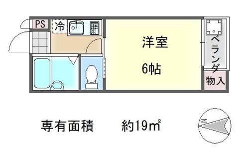 コーポ牧の間取り