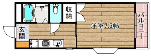 サンティー天川の間取り