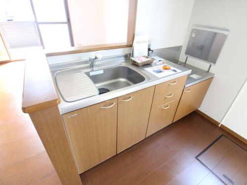 ガーデンビレッジA棟のキッチン