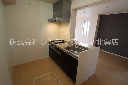大阪府大阪市生野区生野東4丁目(アパート)の賃貸物件のキッチン