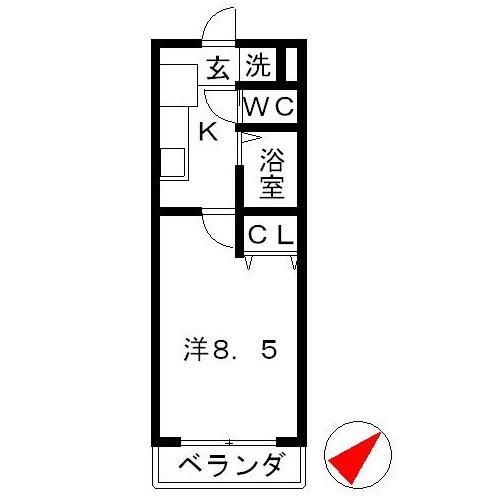 APEX FLATの間取り