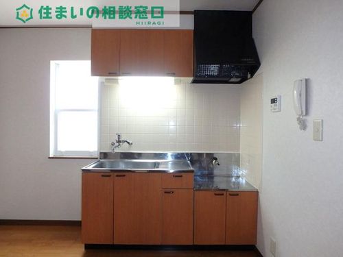 愛知県岡崎市鴨田町字荒子(アパート)の賃貸物件のキッチン