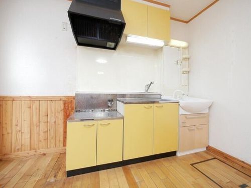 北海道札幌市中央区南六条西11丁目(アパート)の賃貸物件のキッチン