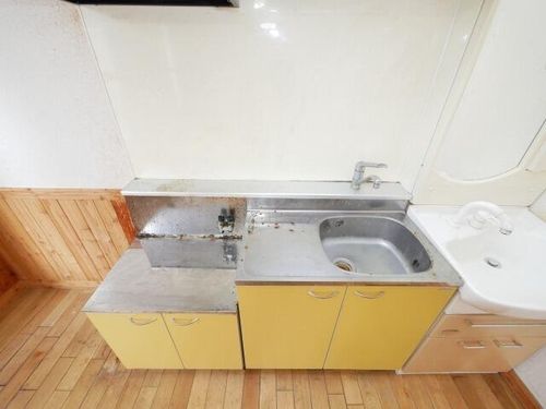 北海道札幌市中央区南六条西11丁目(アパート)の賃貸物件のキッチン