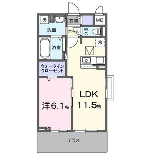 Garden 浜プラスの間取り
