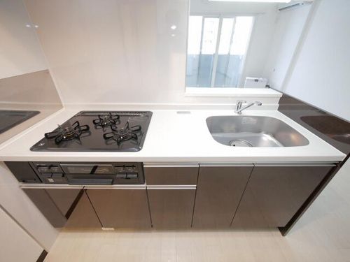 北海道札幌市中央区南十四条西6丁目(マンション)の賃貸物件のキッチン