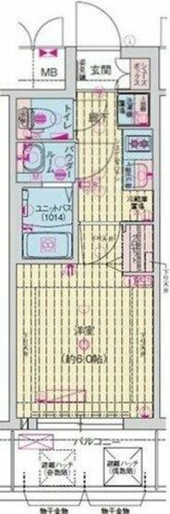 プレサンス新深江ディレットの間取り