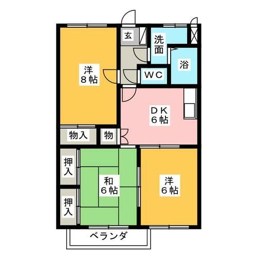グラッドリーの間取り