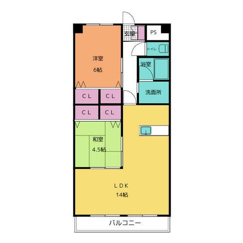 SOLEつつじが丘の間取り