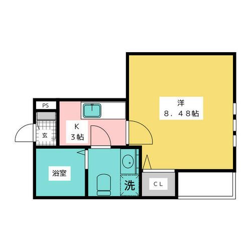 フェリーク新栄の間取り