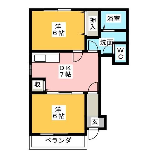 ドミールウエストの間取り