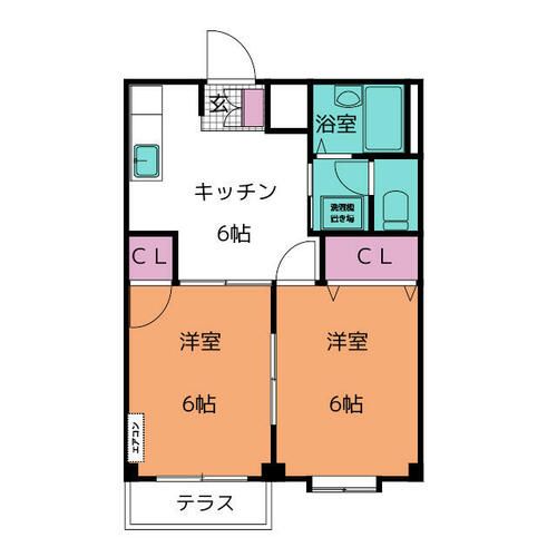 エルディム泉 5の間取り