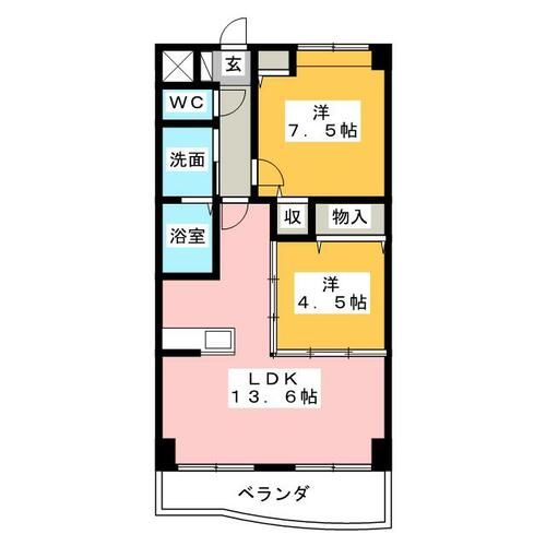 グランツコートの間取り