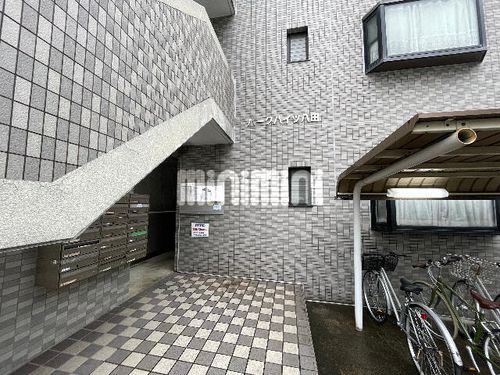パークハイツ八田の玄関