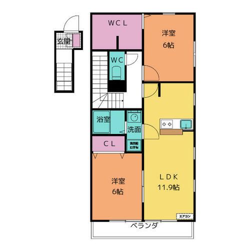 グリーンヒル島田が丘の間取り