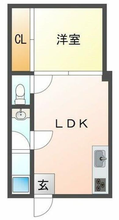 汐見ヶ丘ハウスの間取り