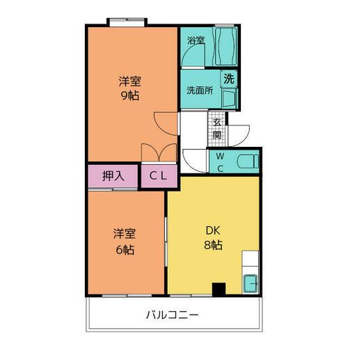 メゾン叶21の間取り