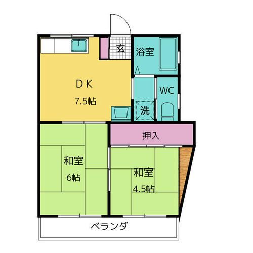アーバン富士見の間取り