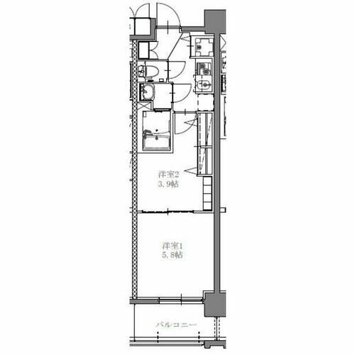 S-RESIDENCE上社aureate104の間取り
