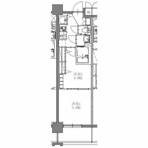 S-RESIDENCE上社aureate107の間取り